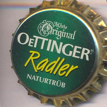 Beer cap Nr.26307: Oettinger Radler produced by Oettinger Brauerei GmbH/Oettingen