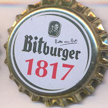 Beer cap Nr.26332: Bitburger 1817 produced by Bitburger Brauerei Th. Simon GmbH/Bitburg