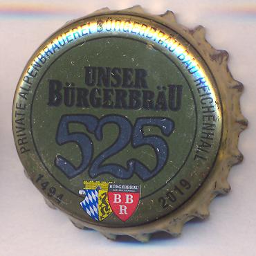 Beer cap Nr.26350: Bürgerbräu produced by Bürgerbräu Bad Reichenhall/Bad Reichenhall