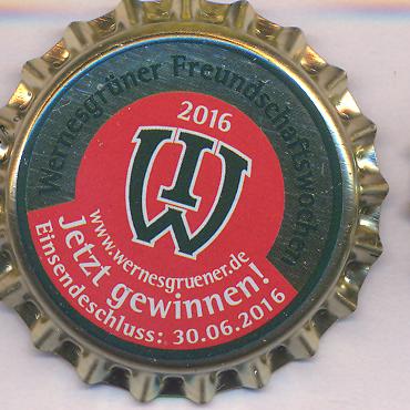 Beer cap Nr.26388: Wernesgrüner produced by Wernesgrüner Brauerei AG/Wernesgrün