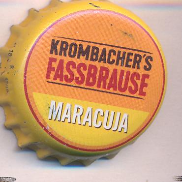 Beer cap Nr.26468: Krombacher Fassbrause Maracuja produced by Krombacher Brauerei Bernard Schaedeberg GmbH & Co/Kreuztal