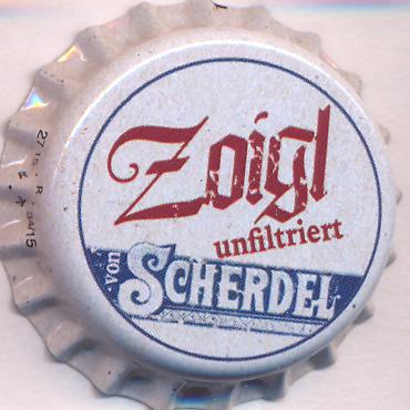 Beer cap Nr.26737: Zoigl unfiltriert produced by Privatbrauerei Scherdel/Hof