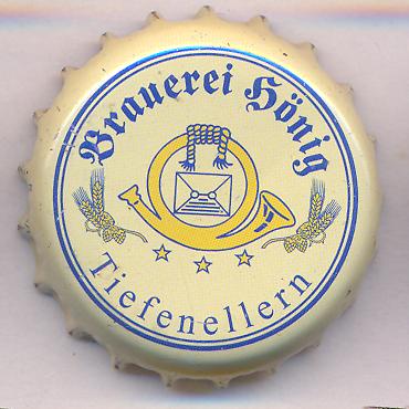 Beer cap Nr.26759: Lagerbier produced by Brauerei Hönig/Tiefenellern