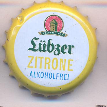 Beer cap Nr.26765: Lübzer Zitrone produced by Mecklenburgische Brauerei Lübz GmbH/Lübz