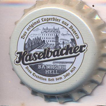 Beer cap Nr.26774: Haselbacher Bayrisch Hell produced by Schloss Brauerei Haselbach/Tiefenbach