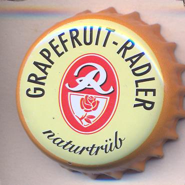 Beer cap Nr.27072: Grapefruit Radler Naturtzrüb produced by Rosenbrauerei Pössneck Richard Wagner KG/Pössneck