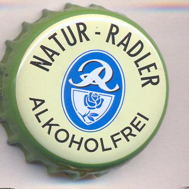 Beer cap Nr.27083: Natur Radler Alkoholfrei produced by Rosenbrauerei Pössneck Richard Wagner KG/Pössneck