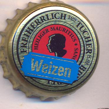 Beer cap Nr.27095: Tucher Weizen produced by Tucher Bräu AG/Nürnberg