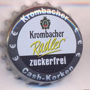 Beer cap Nr.27106: Krombacher Radler Zuckerfrei produced by Krombacher Brauerei Bernard Schaedeberg GmbH & Co/Kreuztal