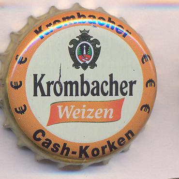 Beer cap Nr.27112: Krombacher Weizen produced by Krombacher Brauerei Bernard Schaedeberg GmbH & Co/Kreuztal