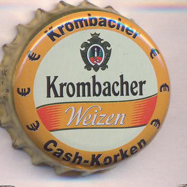 Beer cap Nr.27113: Krombacher Weizen produced by Krombacher Brauerei Bernard Schaedeberg GmbH & Co/Kreuztal