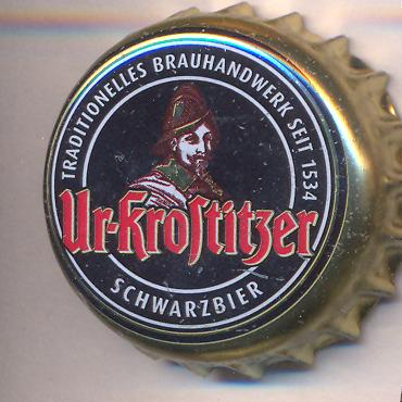 Beer cap Nr.27120: Ur-Krostitzer Schwarzbier produced by Krostitzer Brauerei GmbH/Krostitz