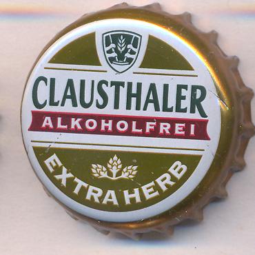 Beer cap Nr.27121: Clausthaler Extra Herb produced by Binding Brauerei/Frankfurt/M.