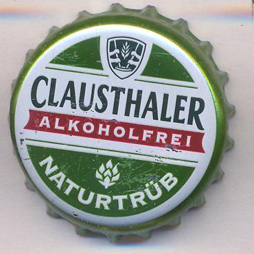 Beer cap Nr.27122: Clausthaler Naturtrüb produced by Binding Brauerei/Frankfurt/M.