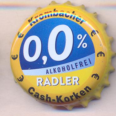 Beer cap Nr.27157: Krombacher Radler Alkoholfrei produced by Krombacher Brauerei Bernard Schaedeberg GmbH & Co/Kreuztal