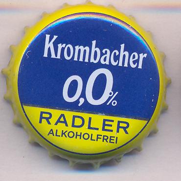 Beer cap Nr.27159: Krombacher Radler Alkoholfrei produced by Krombacher Brauerei Bernard Schaedeberg GmbH & Co/Kreuztal