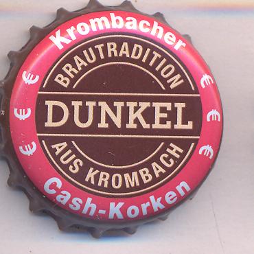 Beer cap Nr.27160: Krombacher Dunkel produced by Krombacher Brauerei Bernard Schaedeberg GmbH & Co/Kreuztal